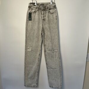 Wild Fable Women's High Rise Straight Jeans Size 2 90's Mom Light Wash NWT